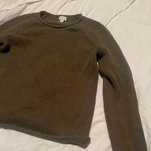 Green M J.Crew Sweater